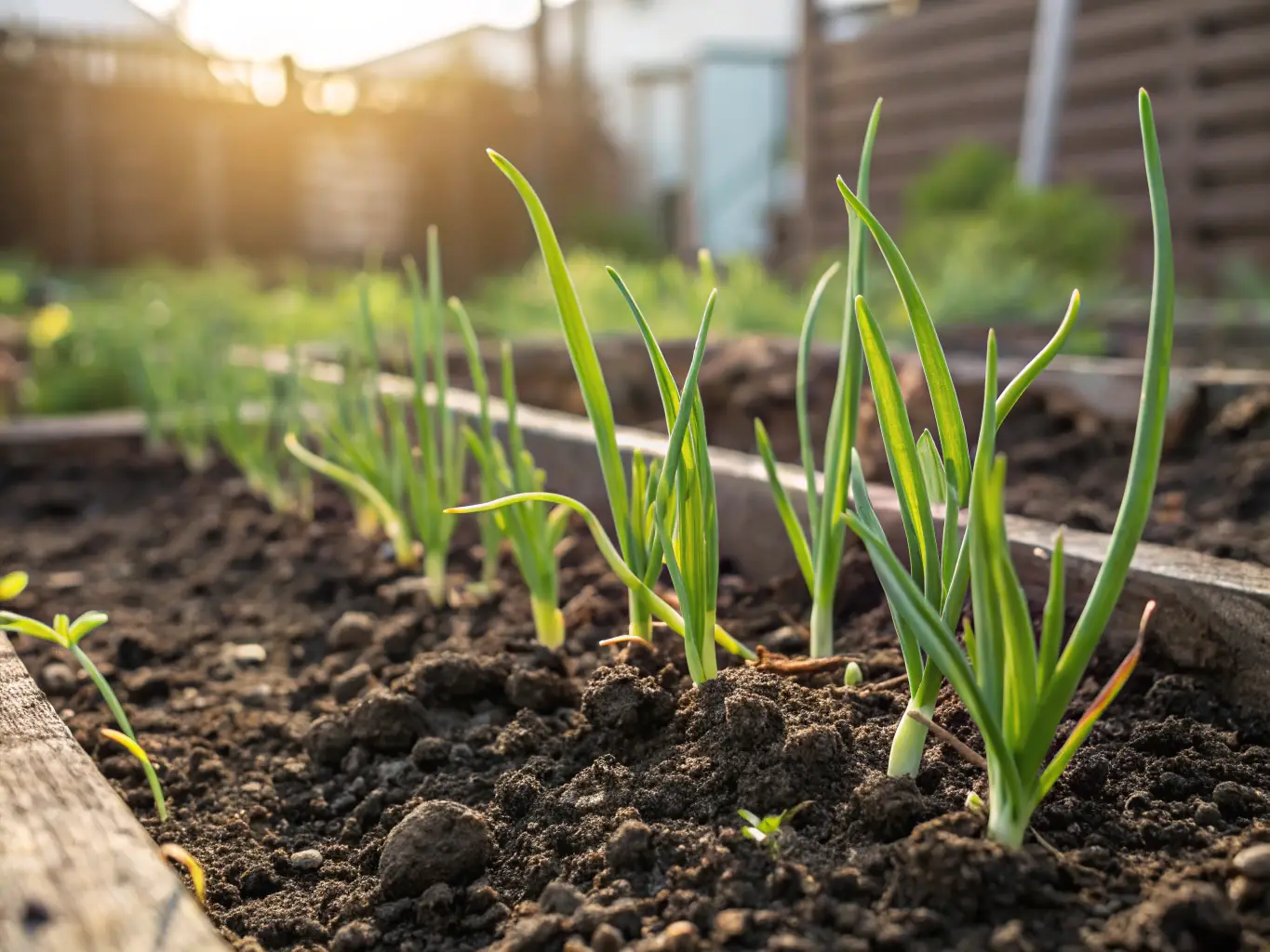 A close-up shot of healthy grass seedlings sprouting in a newly seeded lawn, illustrating the effectiveness of Spitzer Lawn Care's seeding and lawn repair services.